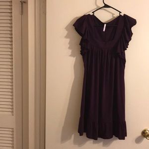 Eggplant colored dress